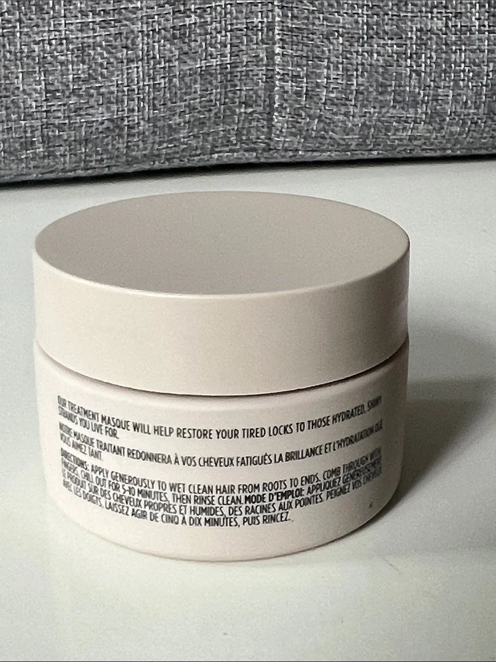 OUAI Treatment Masque - Cream Beige Jar